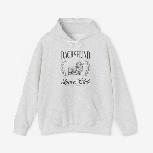 Longhaired Dachshund Hoodie for Women - Dachshund Lovers Club Hoodie